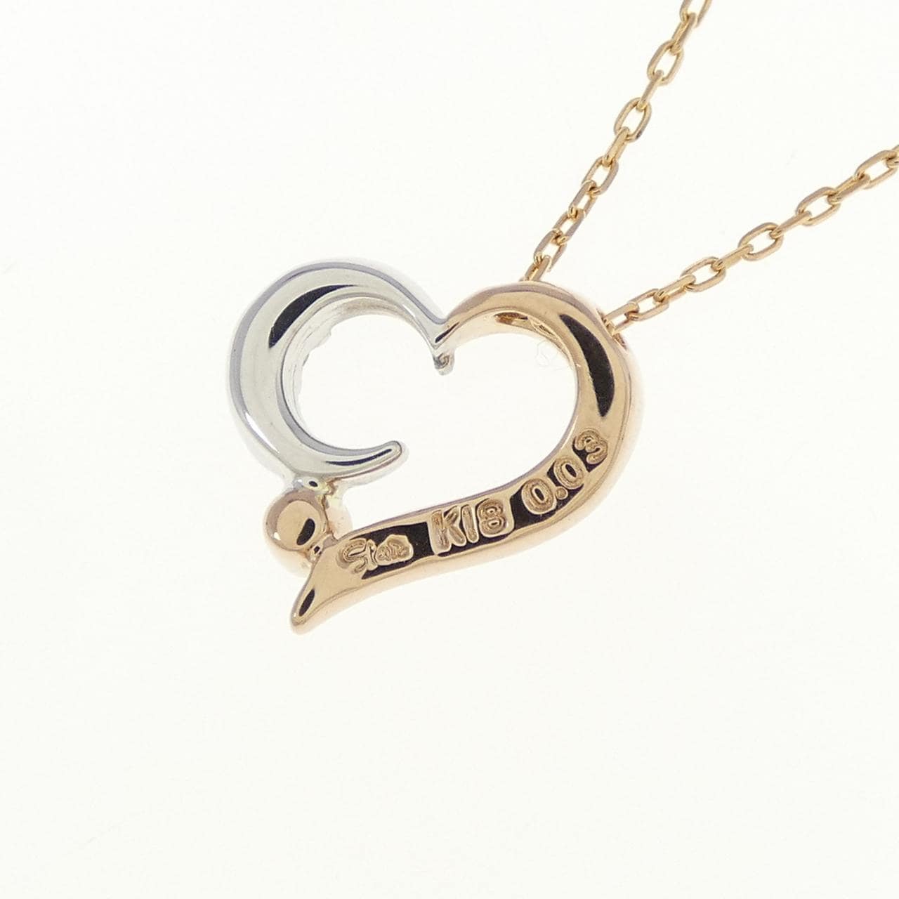 スタージュエリー ダイヤモンド ネックレス 0.03CT