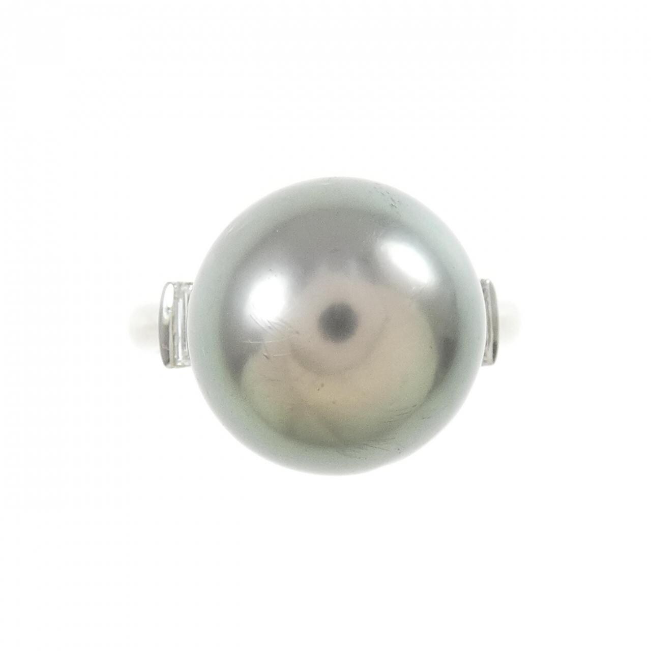 PT黒蝶珍珠戒指12.0mm