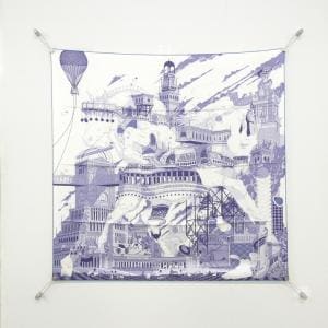 エルメス HIPPOPOLIS カレ 002934S スカーフ