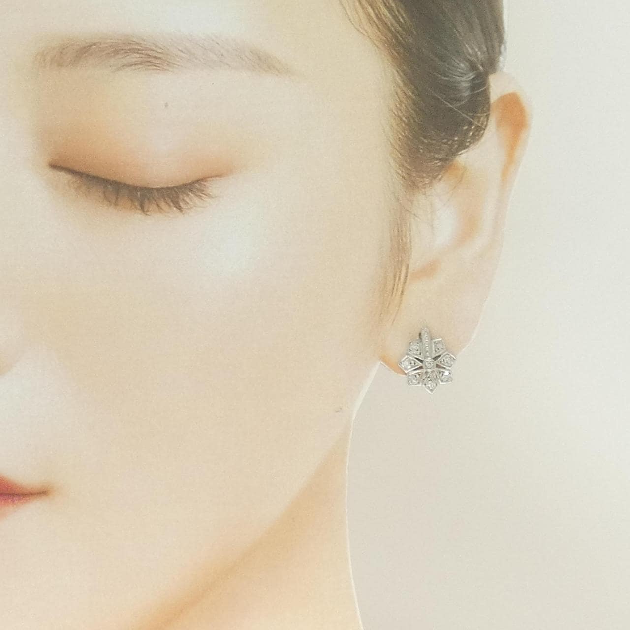 PT850/PT900 ダイヤモンド ピアス 0.14CT