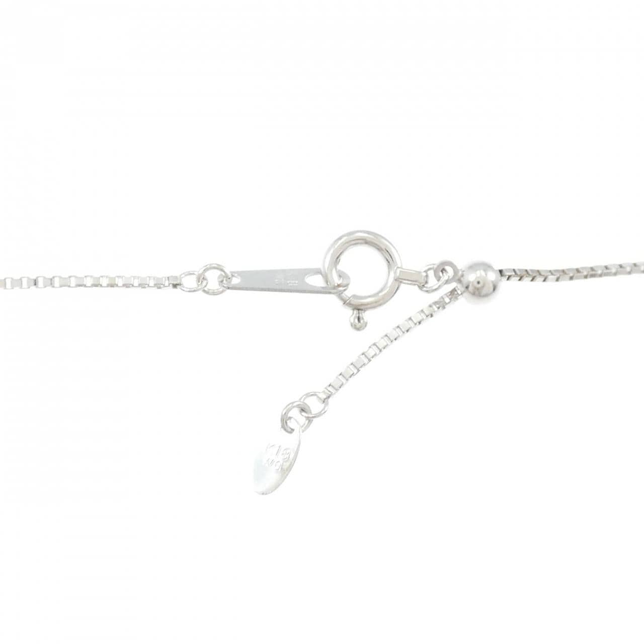 K18WG ルビー ネックレス 1.04CT