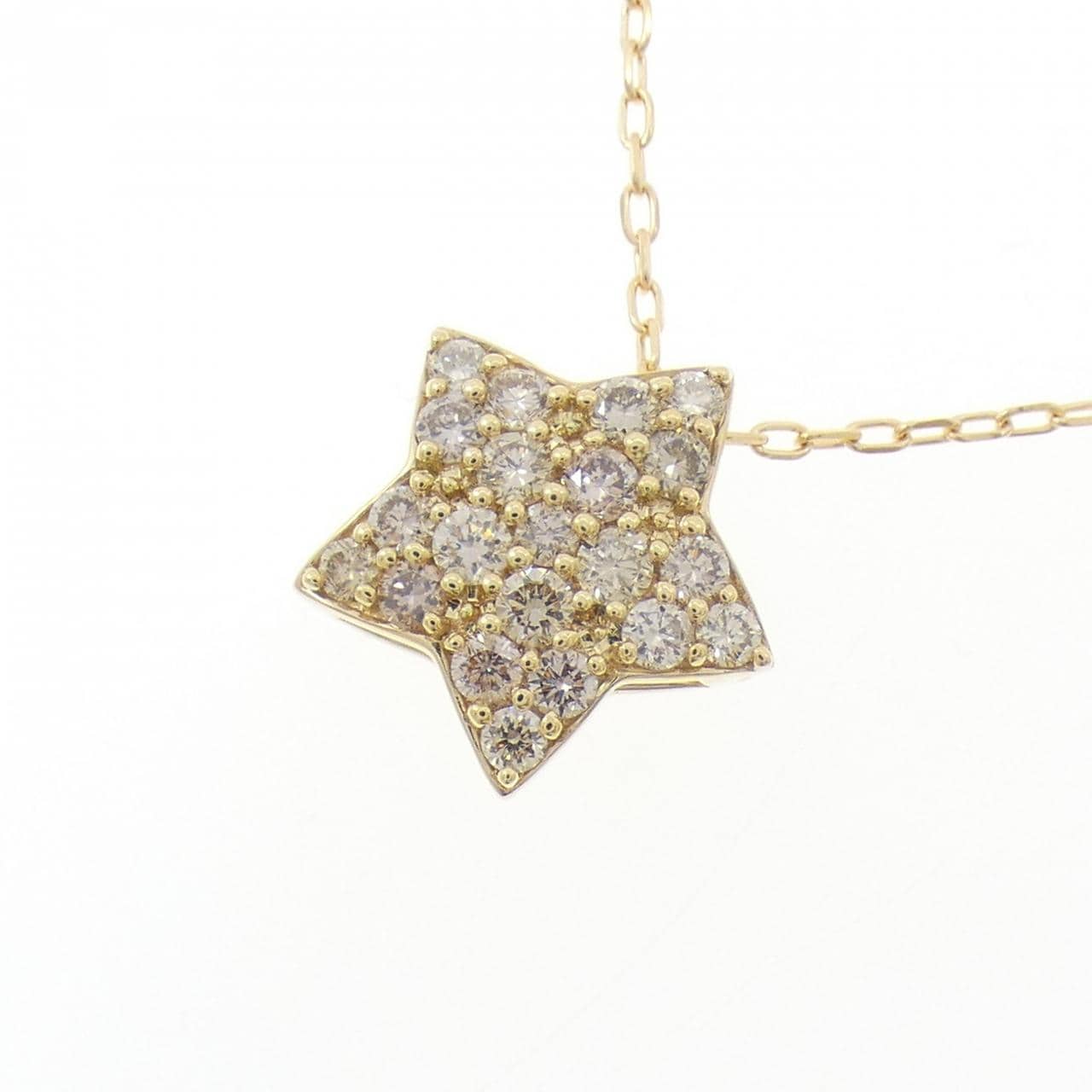 ジーエスティービー ダイヤモンド ネックレス 0.35CT