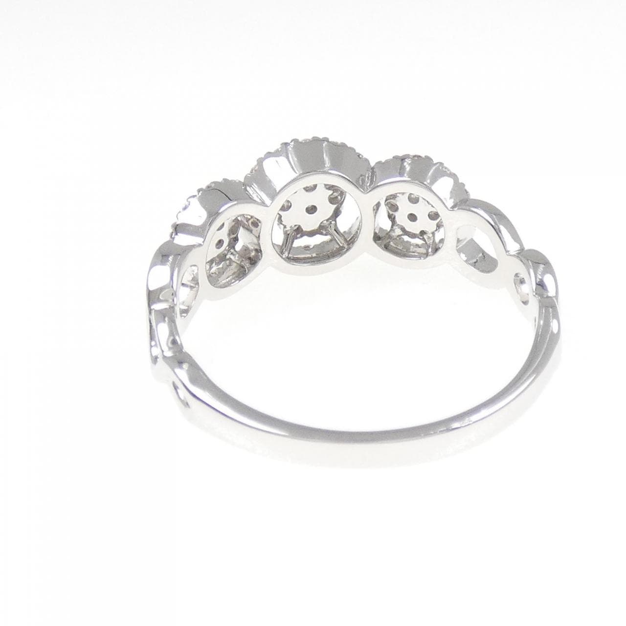 K18WG ダイヤモンド リング 0.40CT