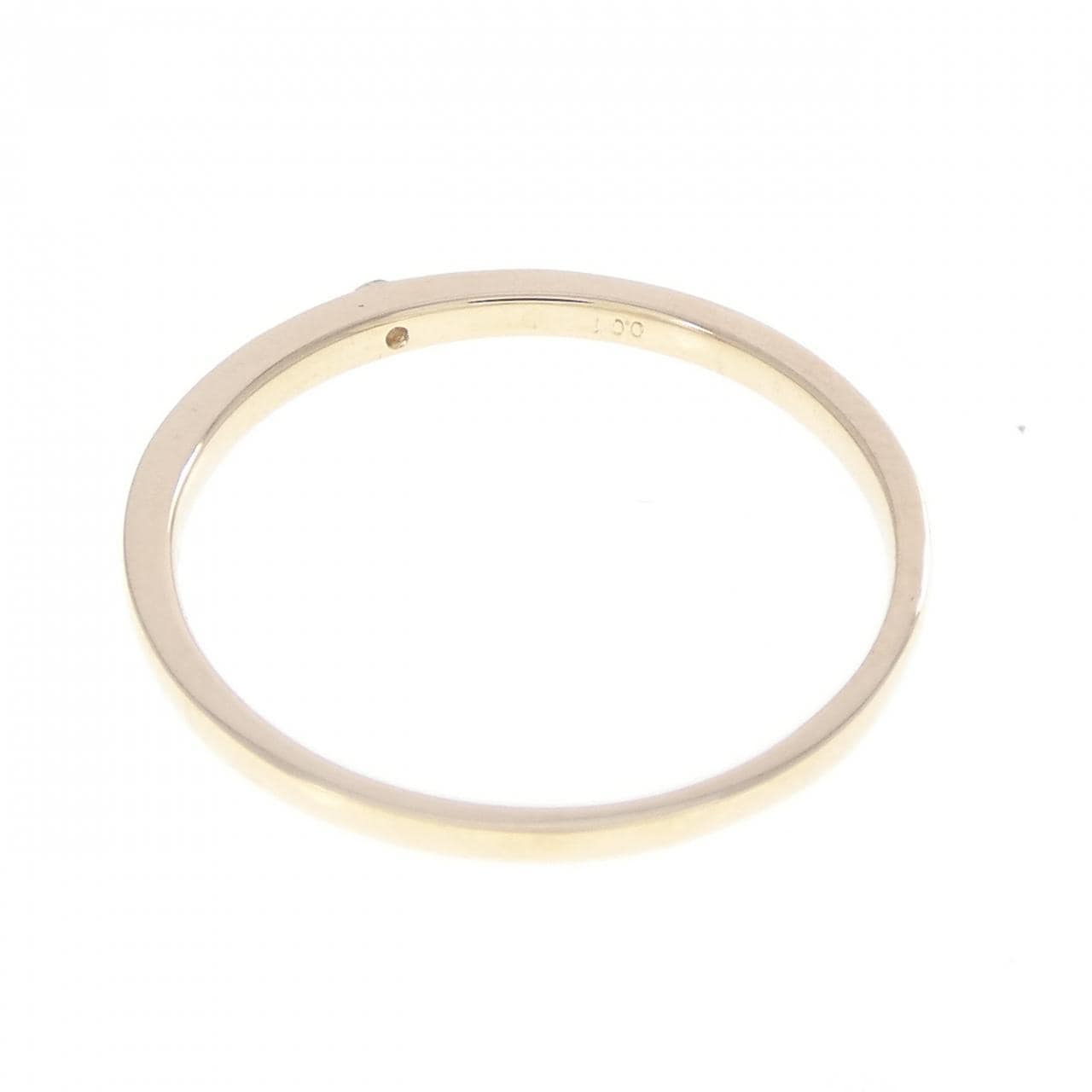 【リメイク】K10YG ダイヤモンド リング 0.01CT