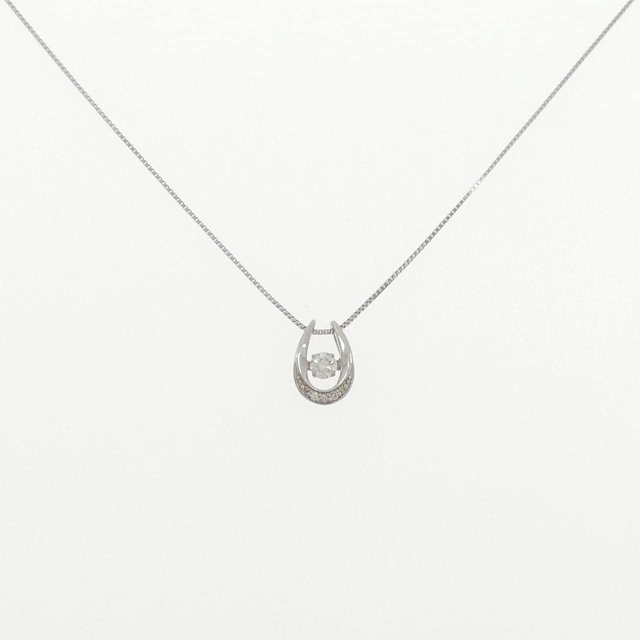PT950/PT900/PT850 ダイヤモンド ネックレス 0.128CT