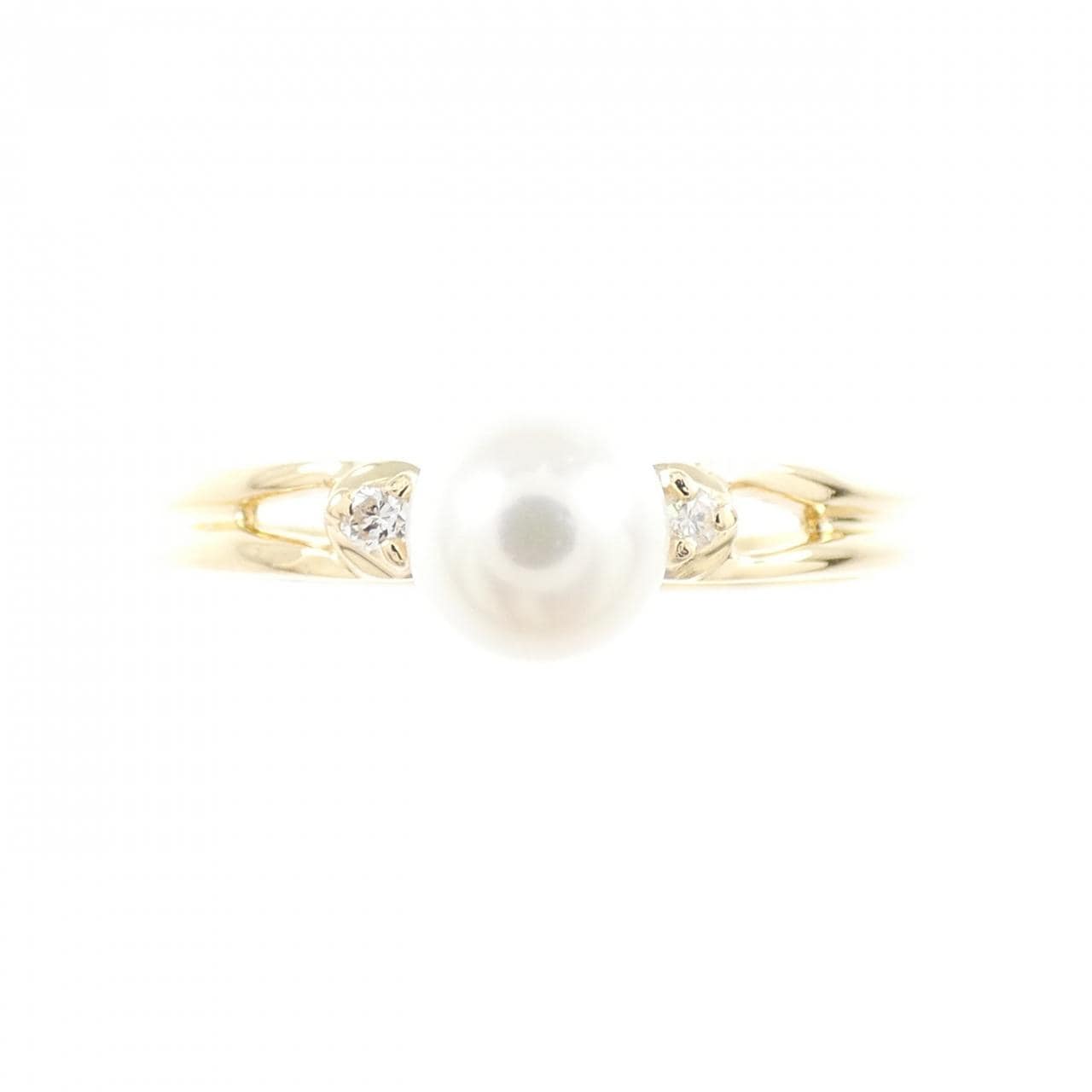 K18YG アコヤパール リング 4.7mm