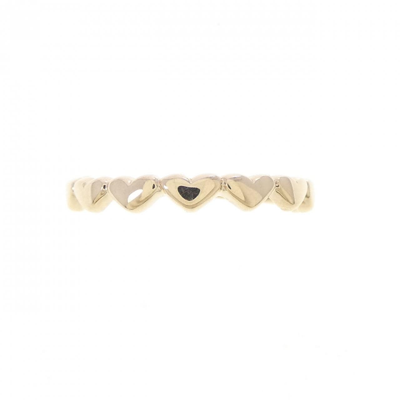 K10YG ハート リング