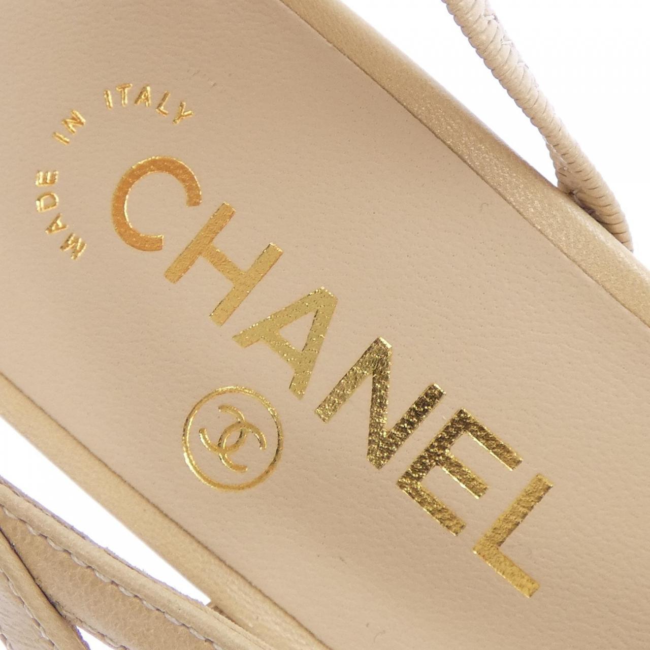 CHANEL露跟高跟鞋 G31318Y50006