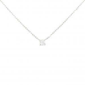 PT/PM850 ソリティア ダイヤモンド ネックレス 0.13CT