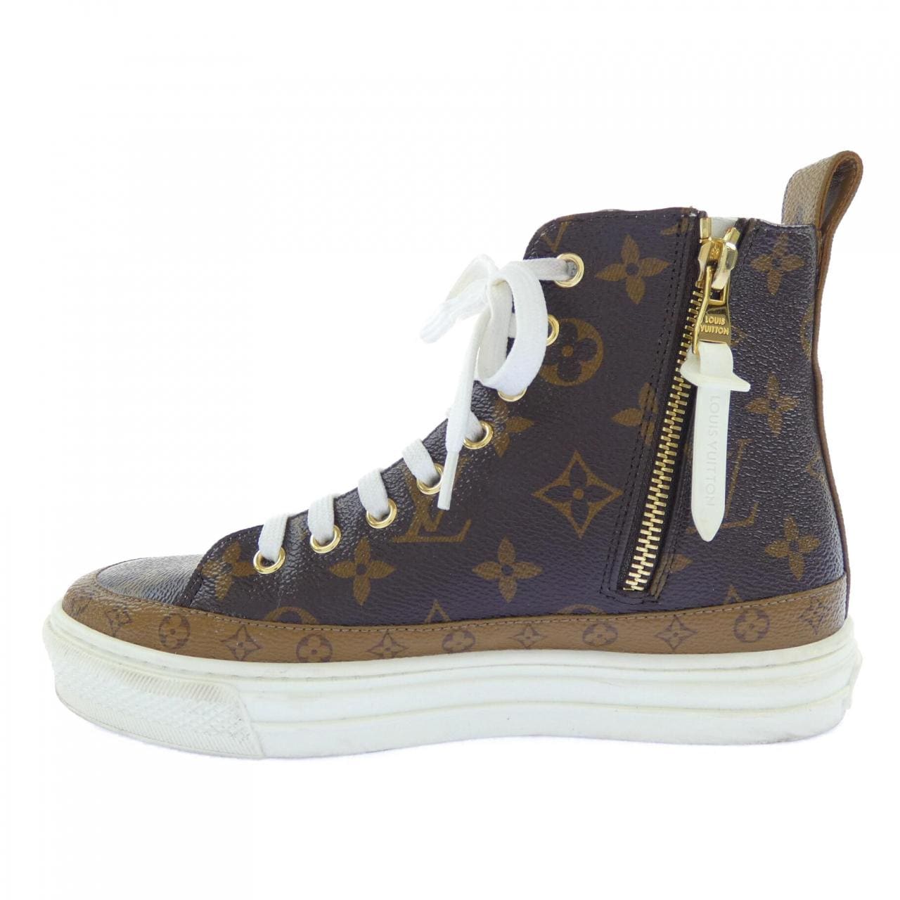 ルイヴィトン LOUIS VUITTON パテントモノグラムキャンバス ステラーライン スニーカー