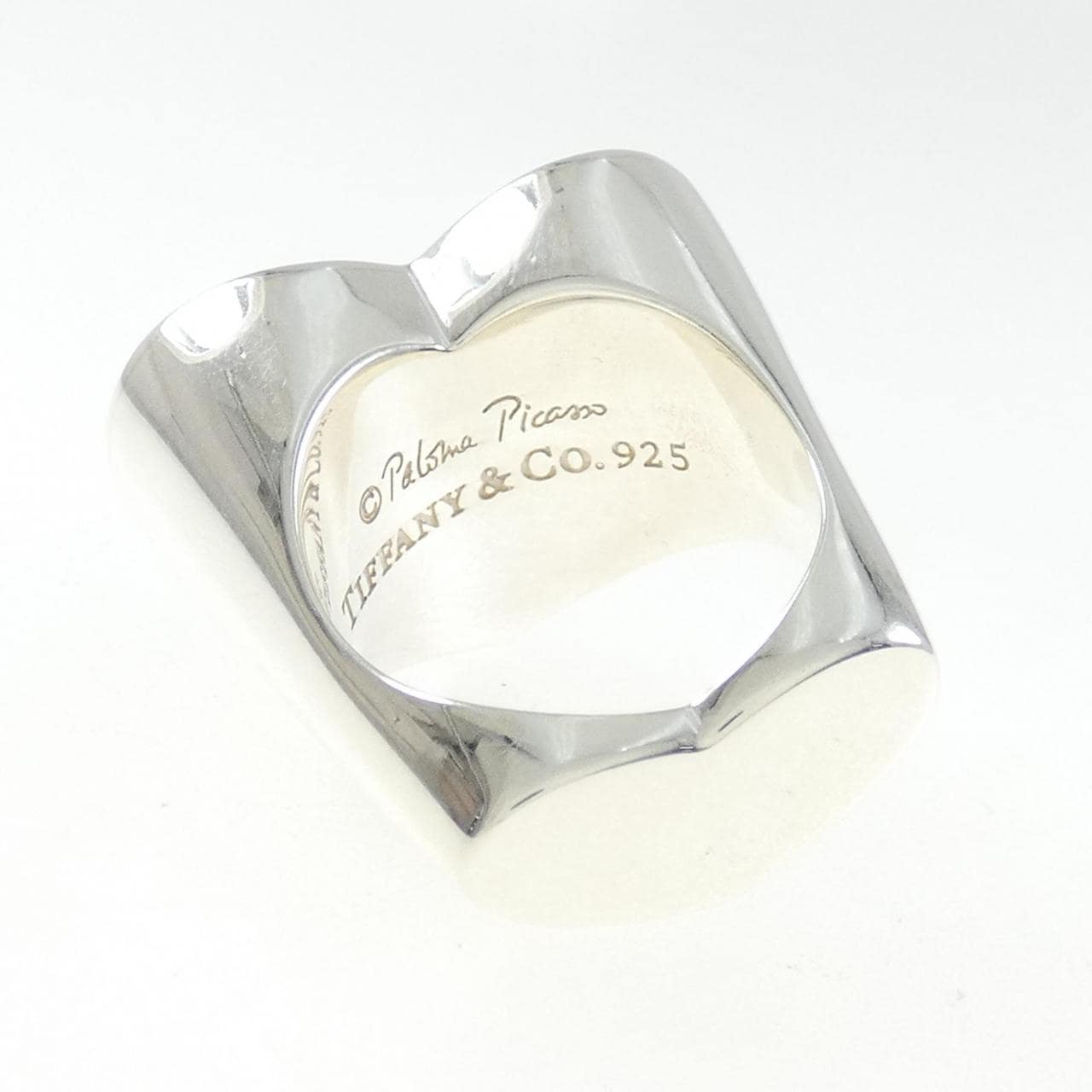 TIFFANY双现代心形戒指