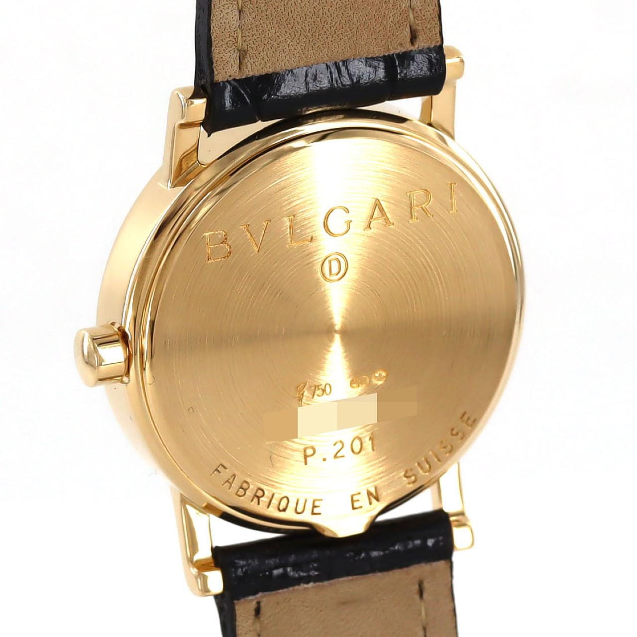 BVLGARI BVLGARI BVLGARI YG Center Pavé BB30DGL YG Quartz