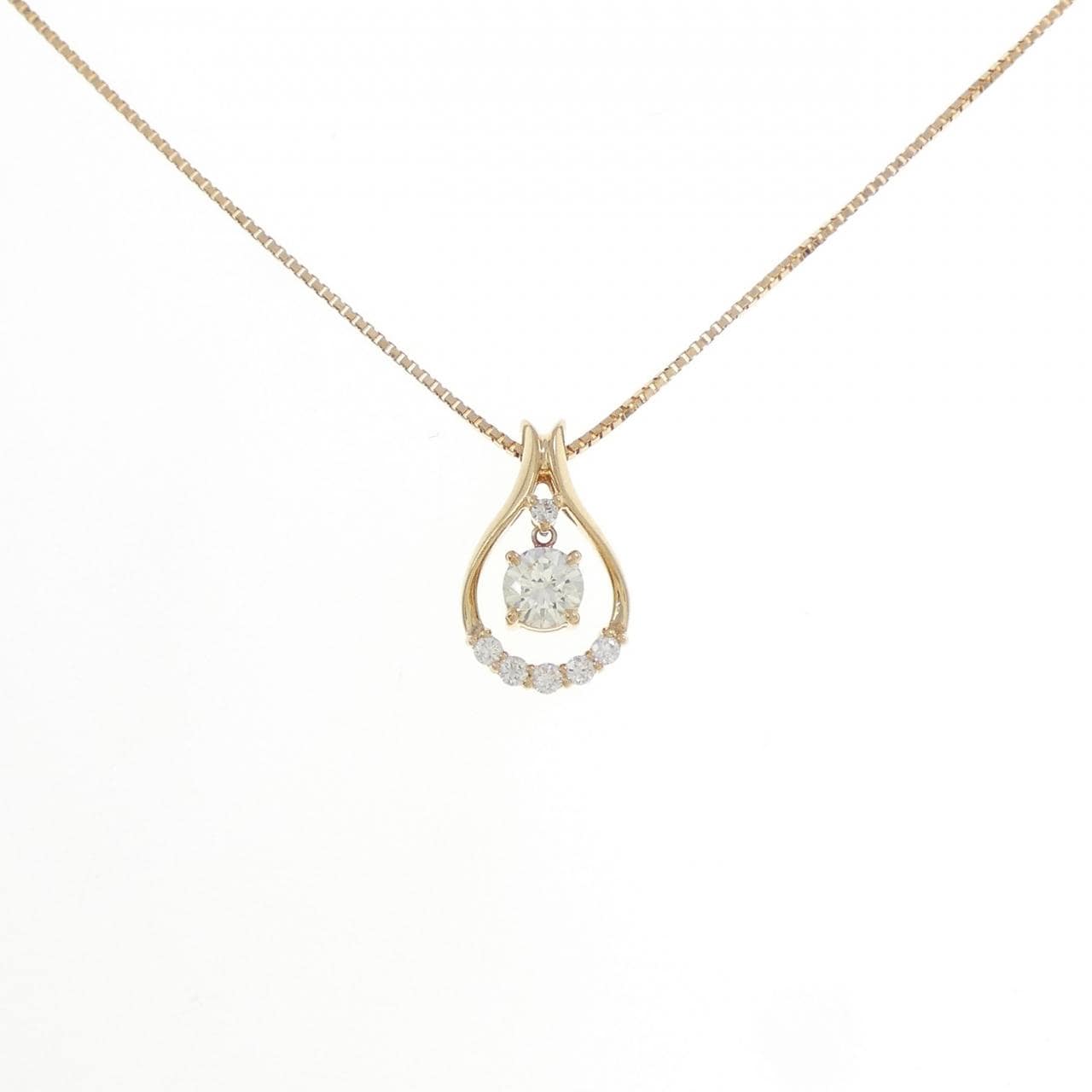 K18YG ダイヤモンド ネックレス 0.236CT