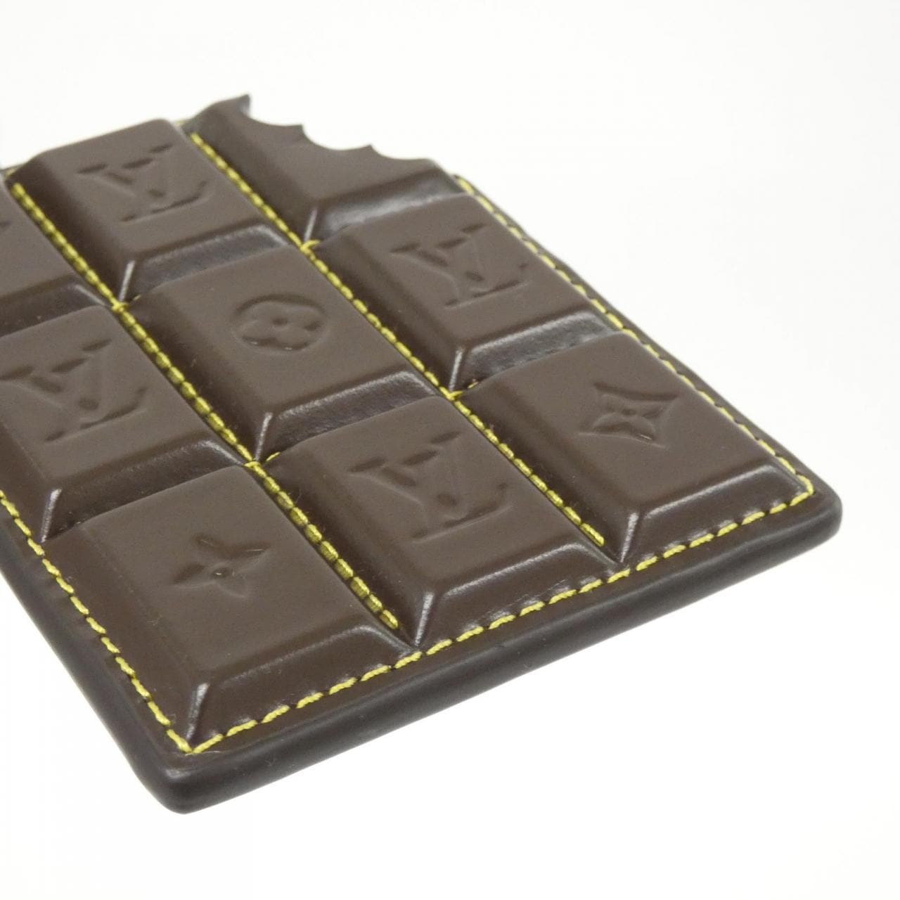 ルイヴィトン モノグラム リバース バッグチャーム LVチョコレートバー M02913 キーリング