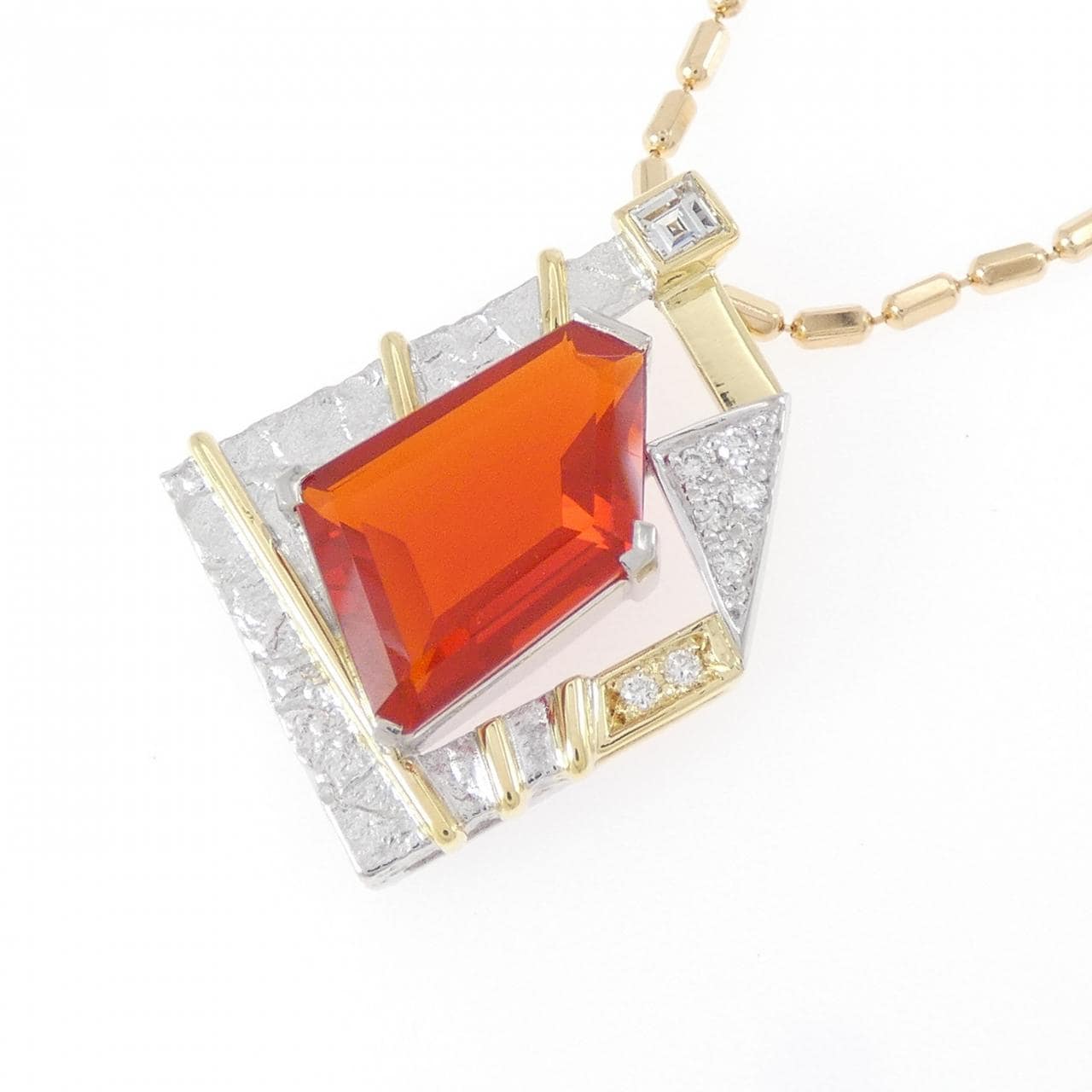 奥佳 オパール ネックレス 3.21CT