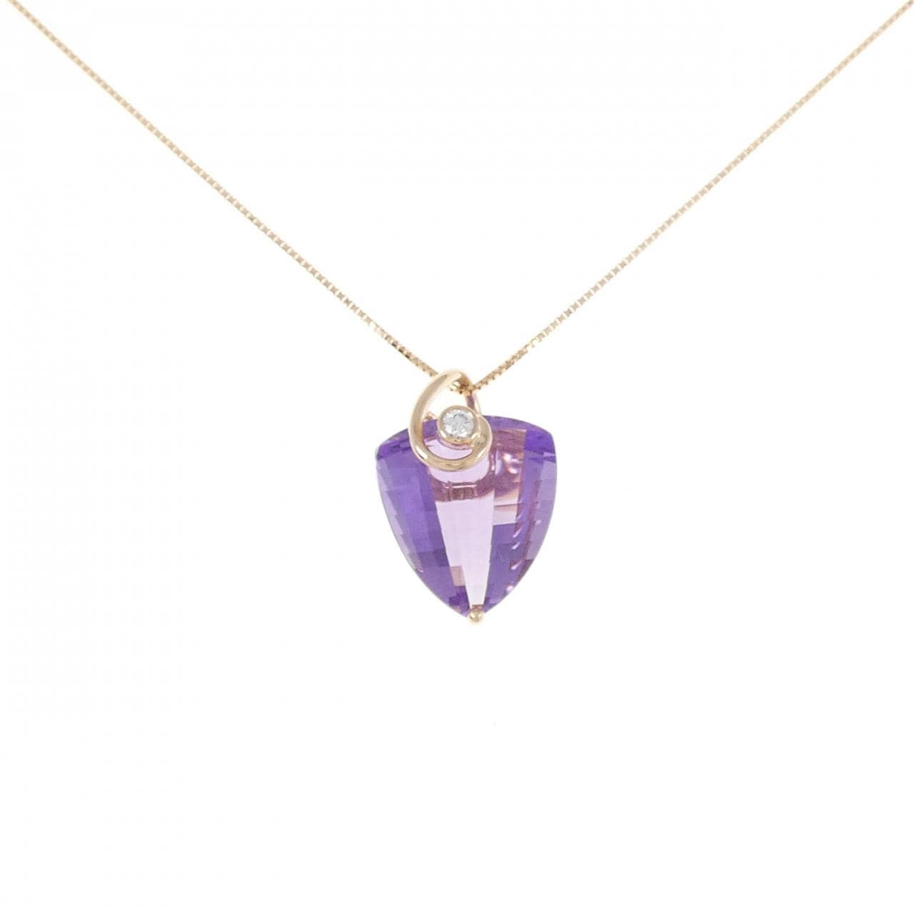 K14PG/K18PG Amethyst Necklace