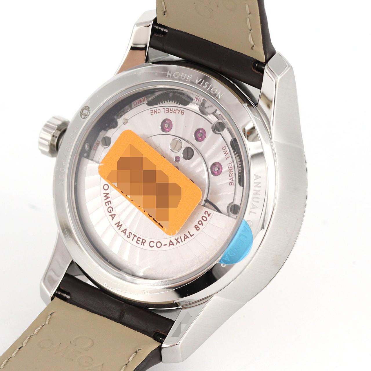 【新品】オメガ デ･ヴィル アワービジョンアニュアルカレンダー 433.13.41.22.10.001 SS 自動巻