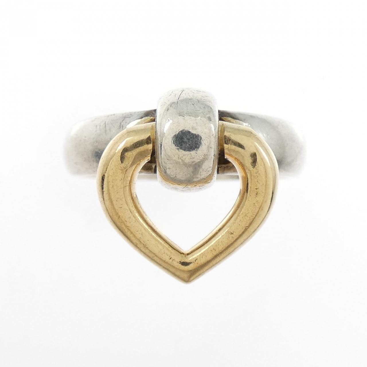 [vintage] HERMES Heart Hallmark Ring