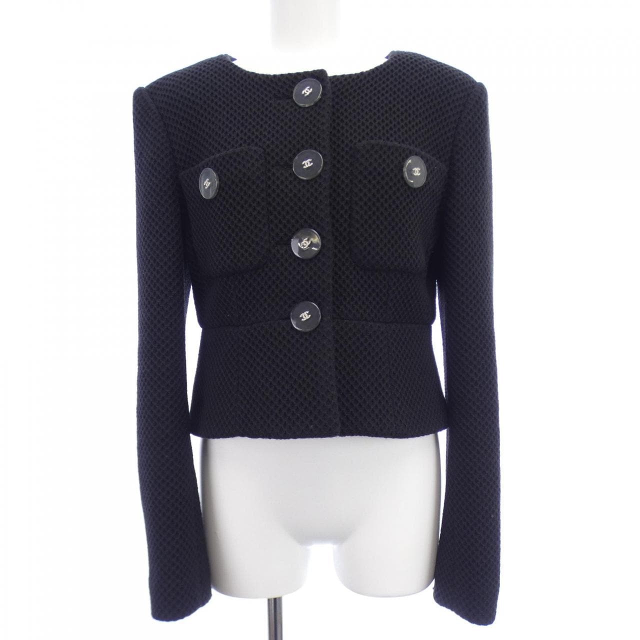 シャネル CHANEL ノーカラージャケット