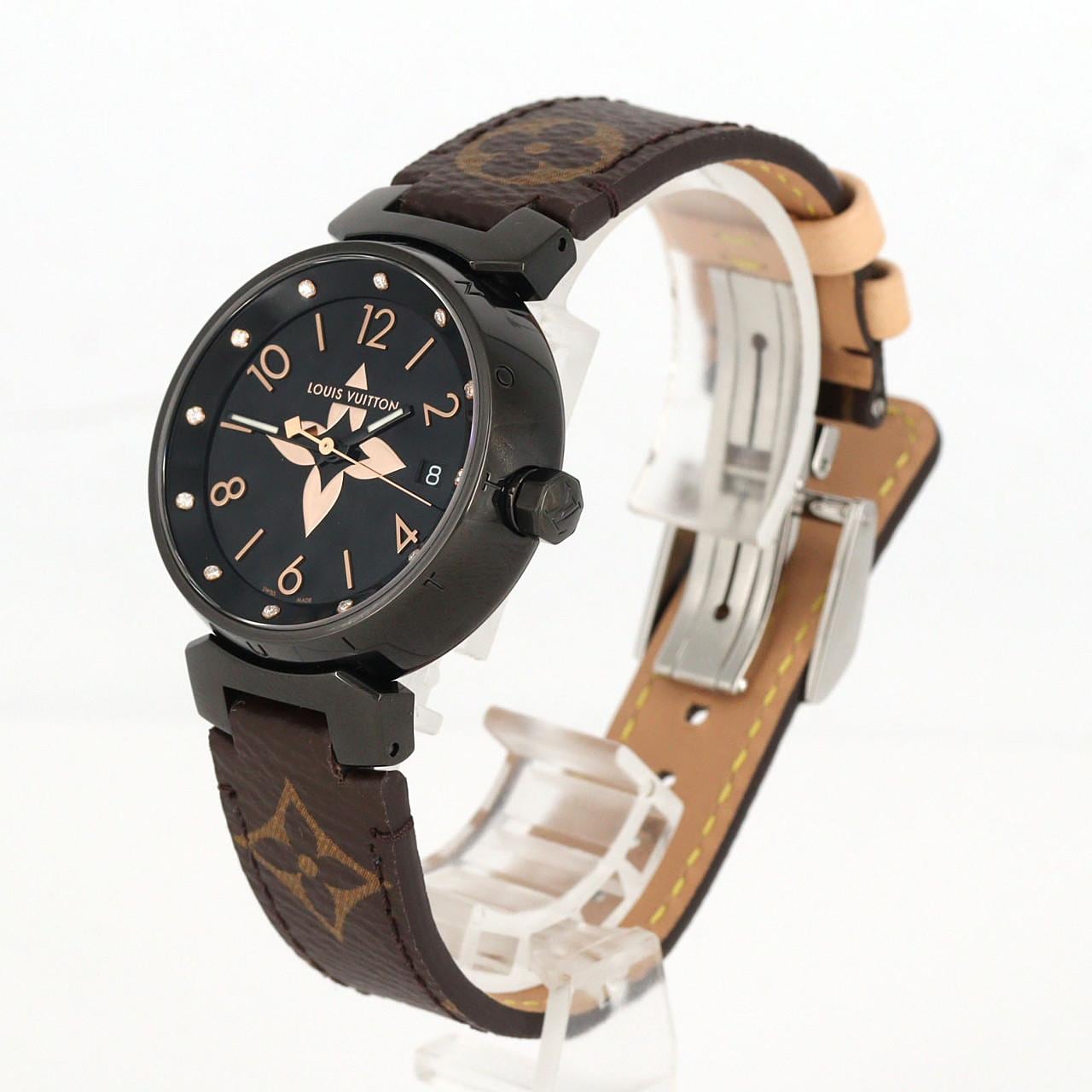 ルイヴィトン タンブール･12P QA048 SS クォーツ