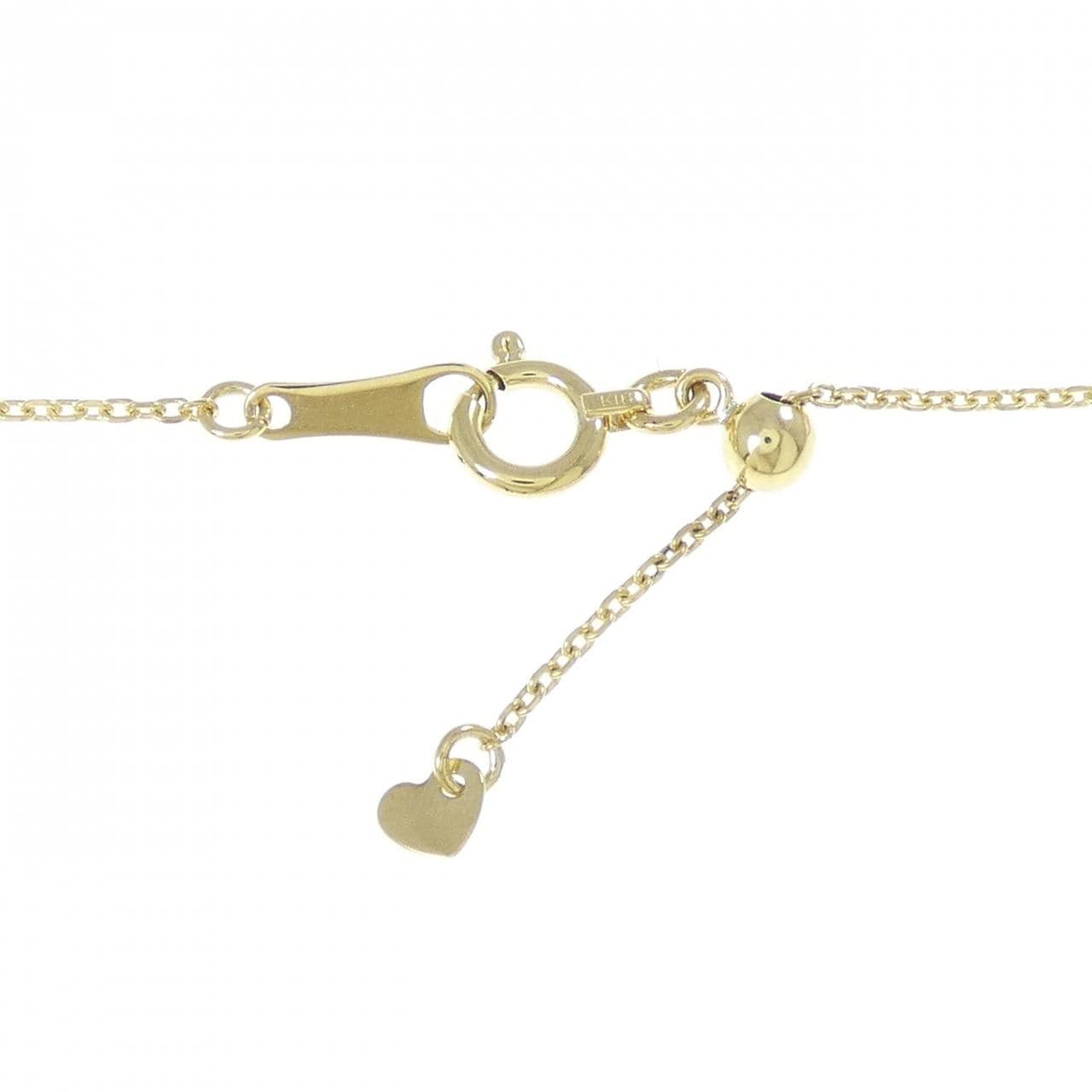 K18YG/K18WG钻石项链 0.116克拉