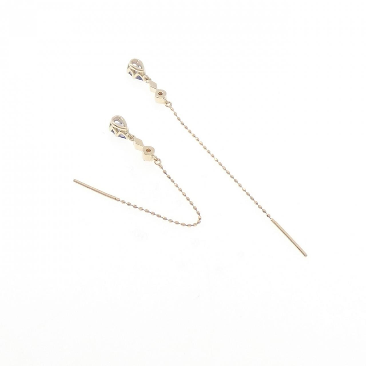 K10YG アイオライト ピアス