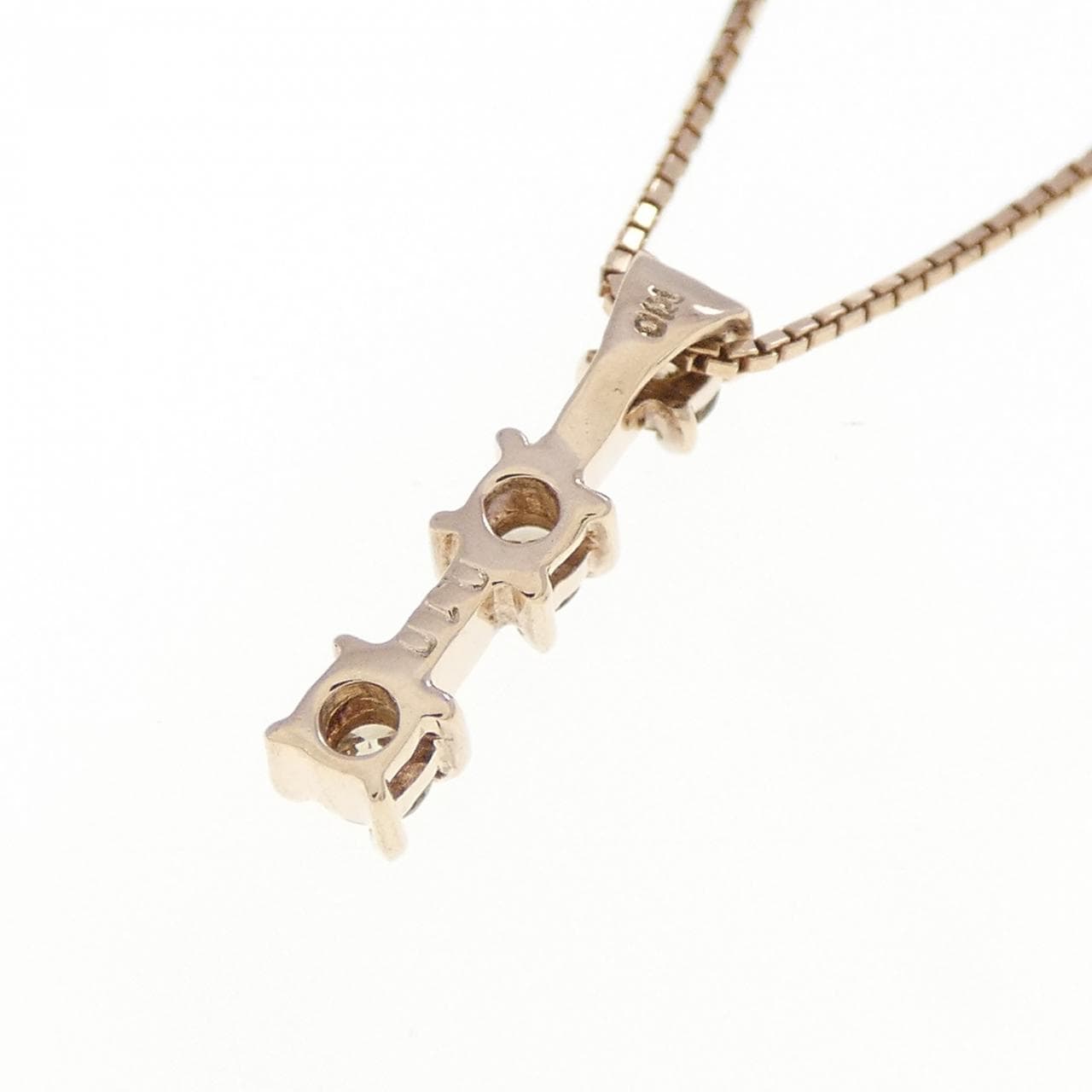 K10PG ダイヤモンド ネックレス 0.10CT