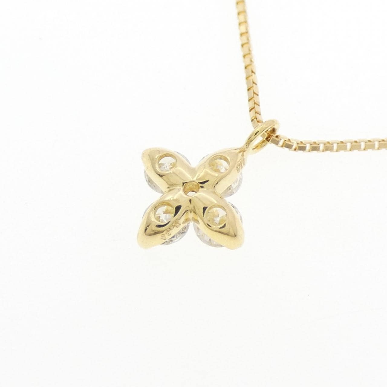 K18YG ダイヤモンド ネックレス 0.35CT