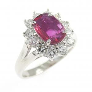PT900 ルビー リング 0.70CT