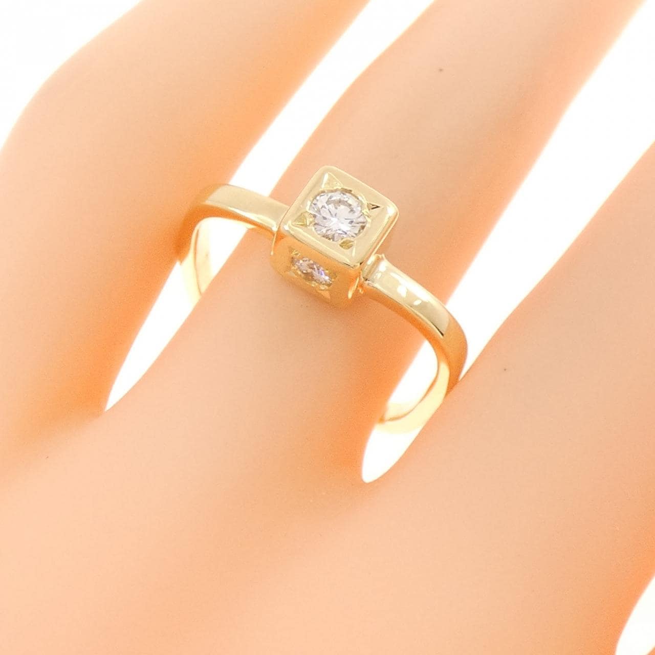 750YG ダイヤモンド リング 0.28CT