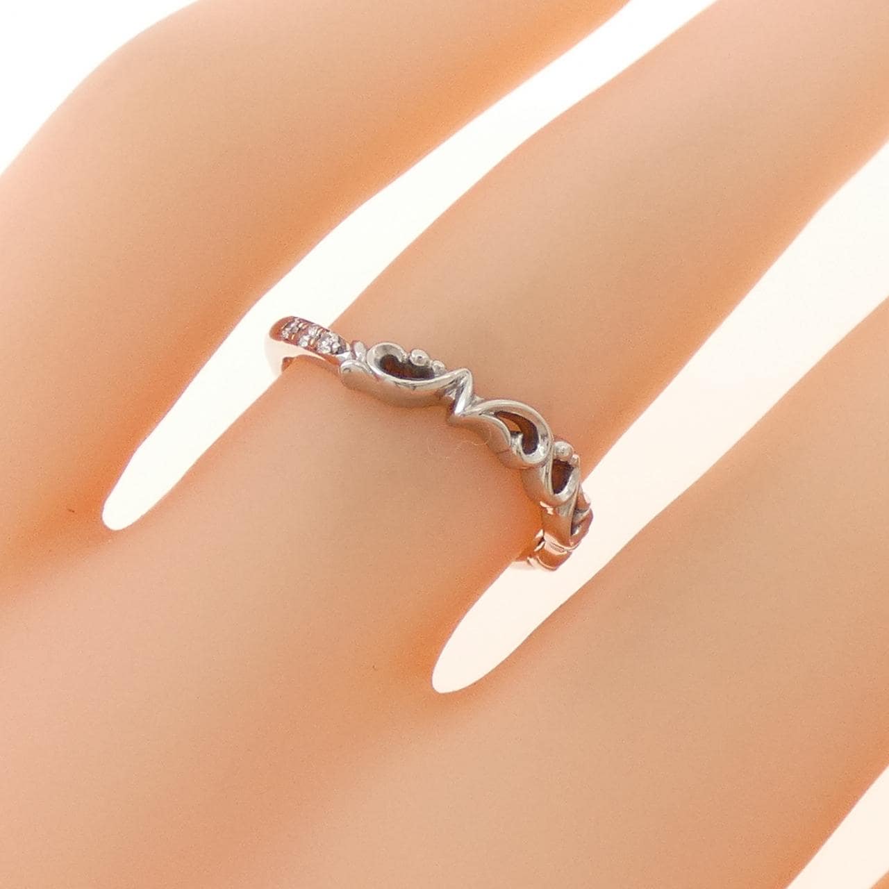 PT900 ダイヤモンド リング 0.027CT