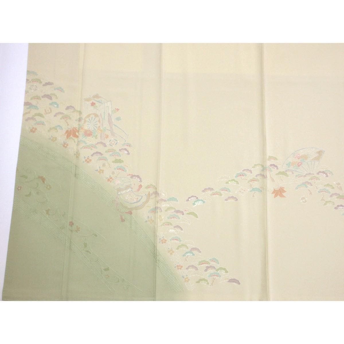【未使用品】訪問着　刺繍加工ボカシ染