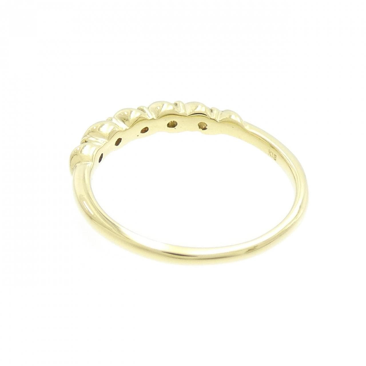 K18YG ダイヤモンド リング 0.08CT