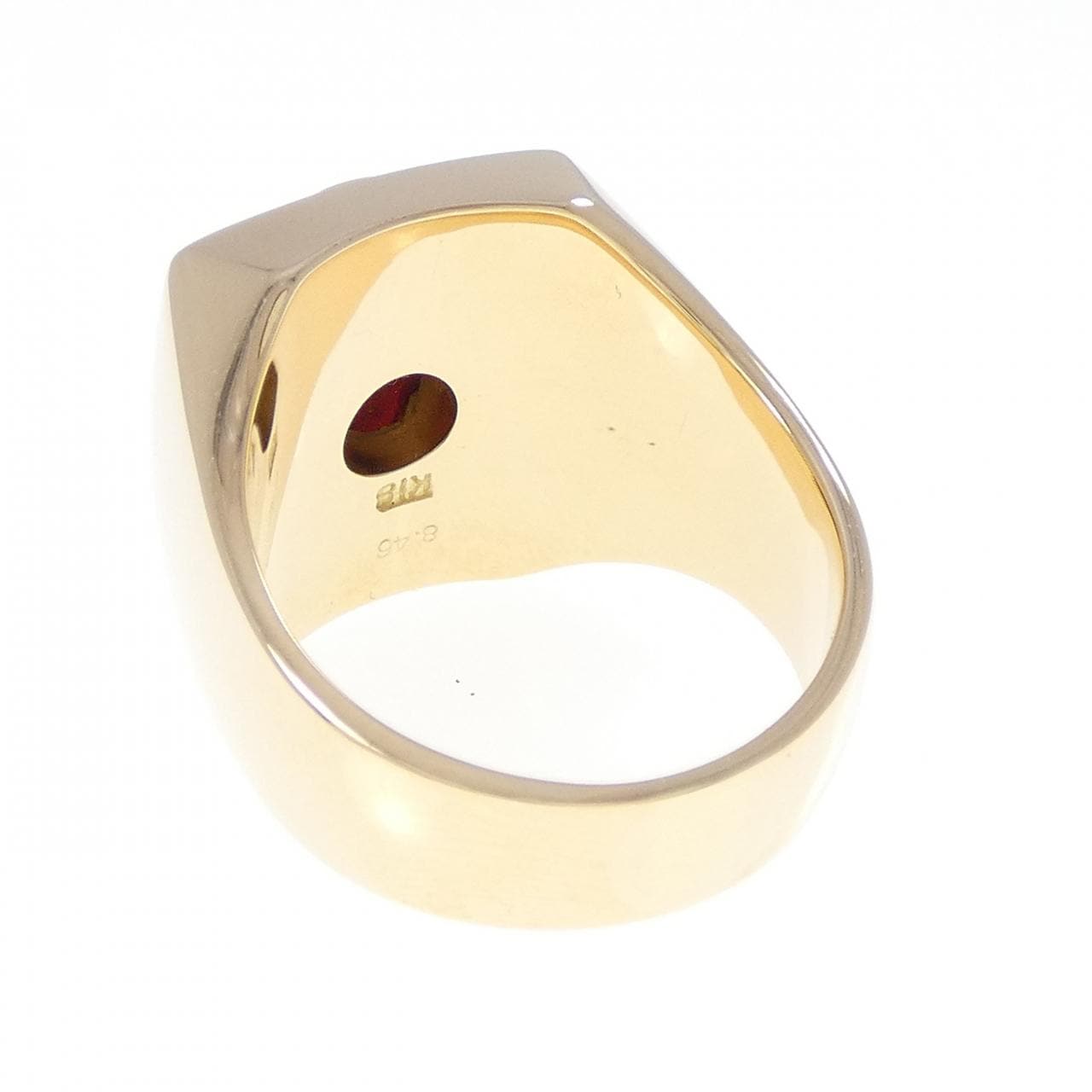 K18YG ガーネット リング 8.46CT