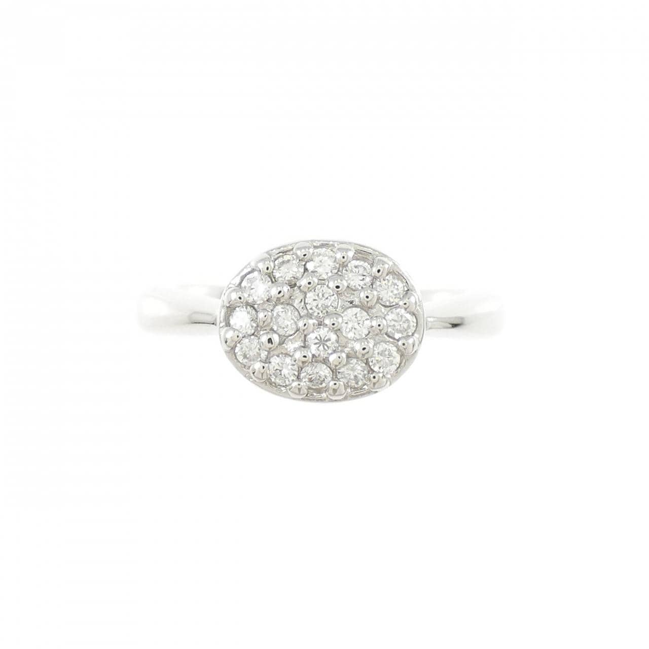 PT900 ダイヤモンド ピンキーリング 0.16CT