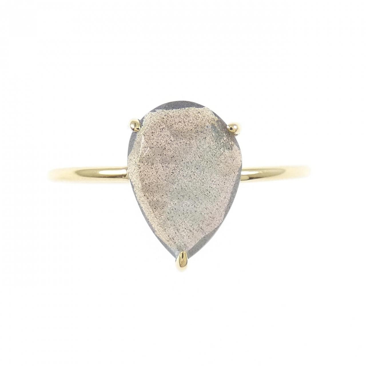 K18YG ラブラドライト リング 1.85CT