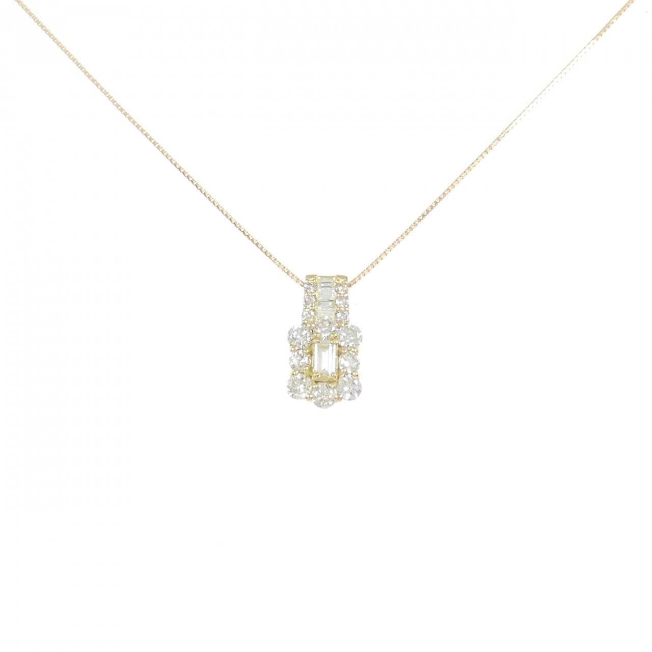 【新品】K18YG ダイヤモンド ネックレス 0.70CT