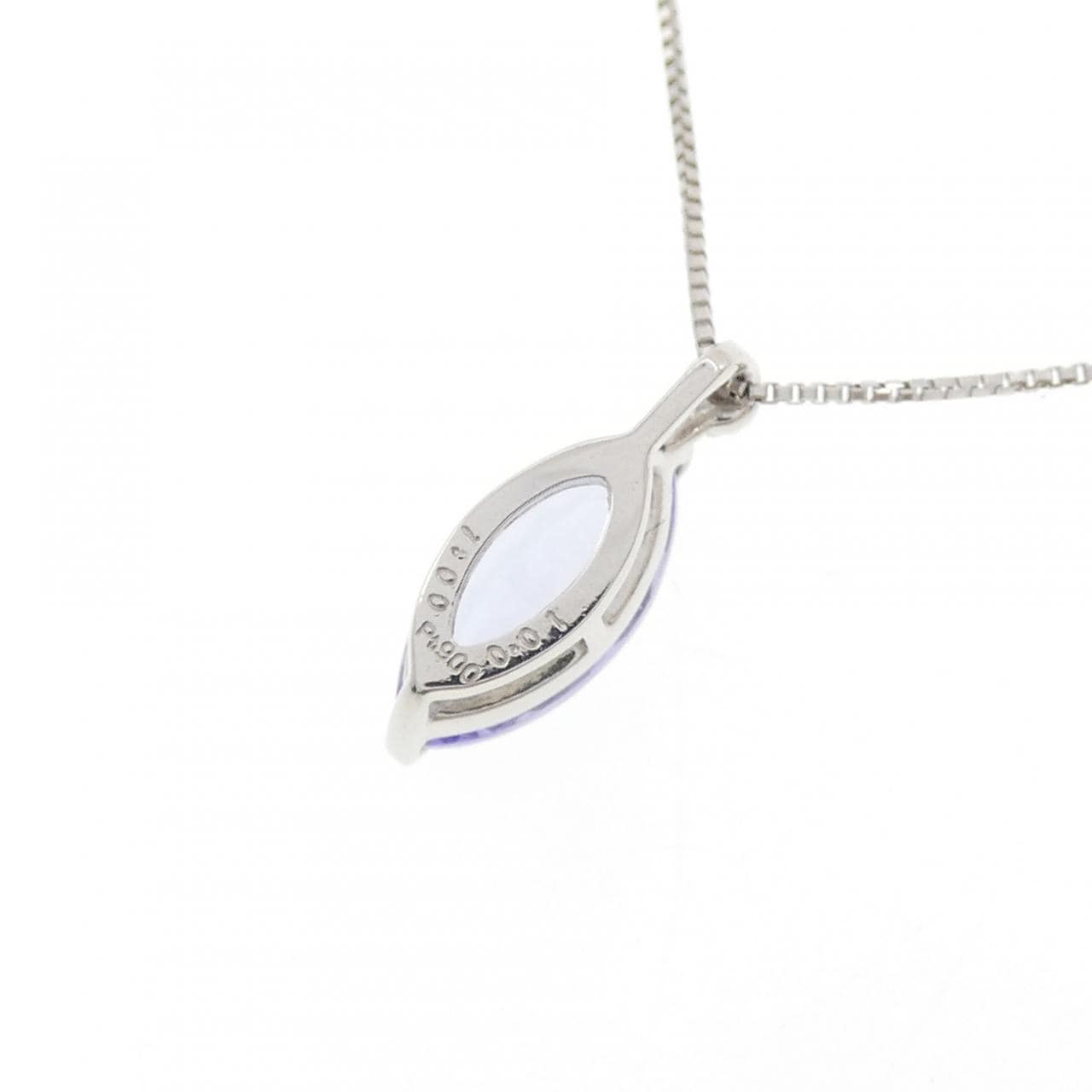 PT900/PT850 タンザナイト ネックレス 1.00CT