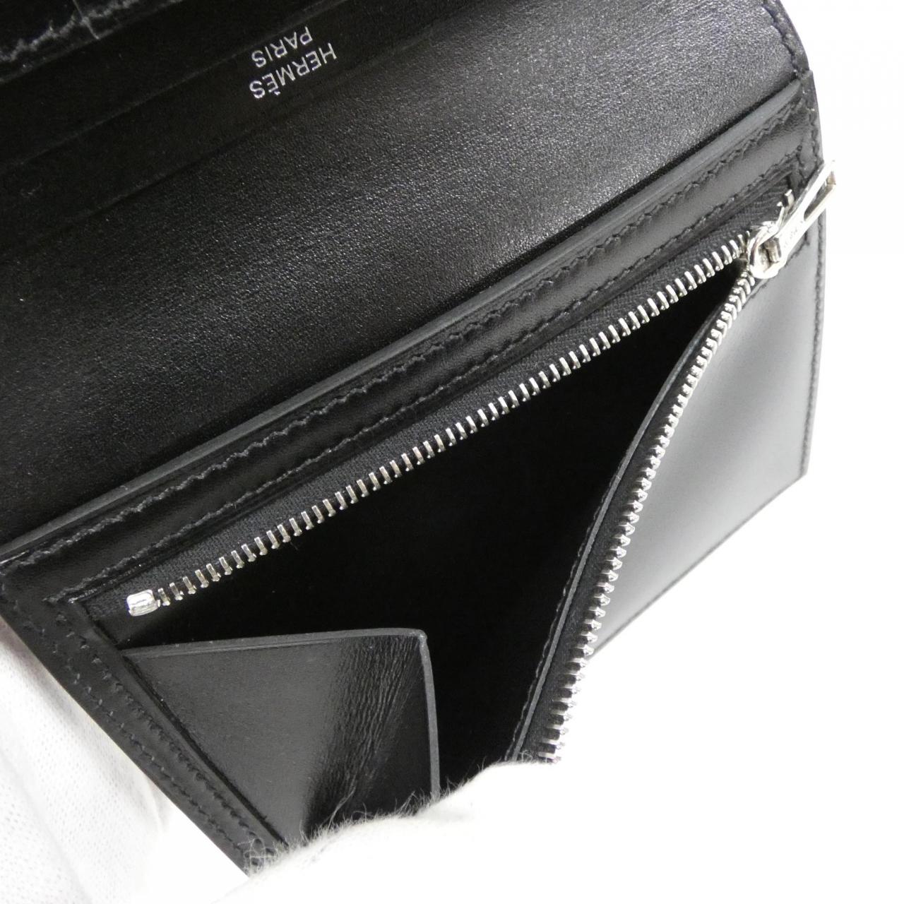 エルメス ベアン コンパクト モノクローム 083080CH 財布