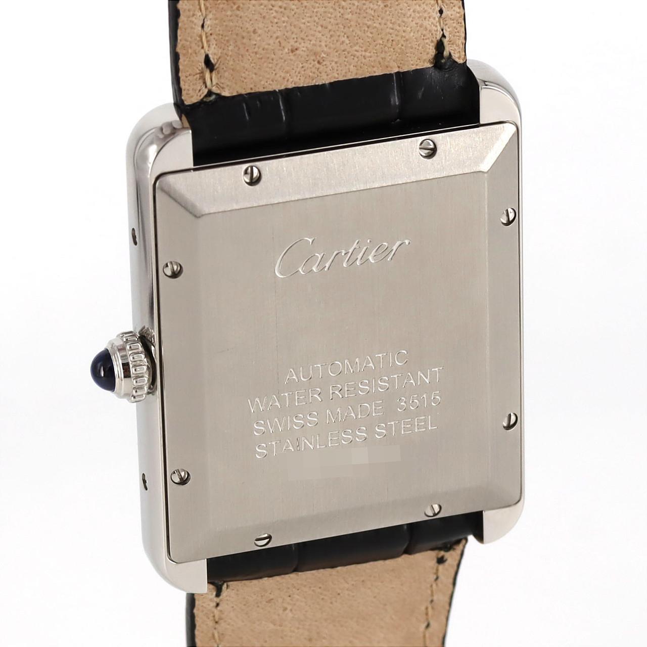 Cartier カルティエ　タンクソロ　XL 自動巻 楽天市場】カルティエ タンクソロXL 自動巻 箱 保証書 シルバー