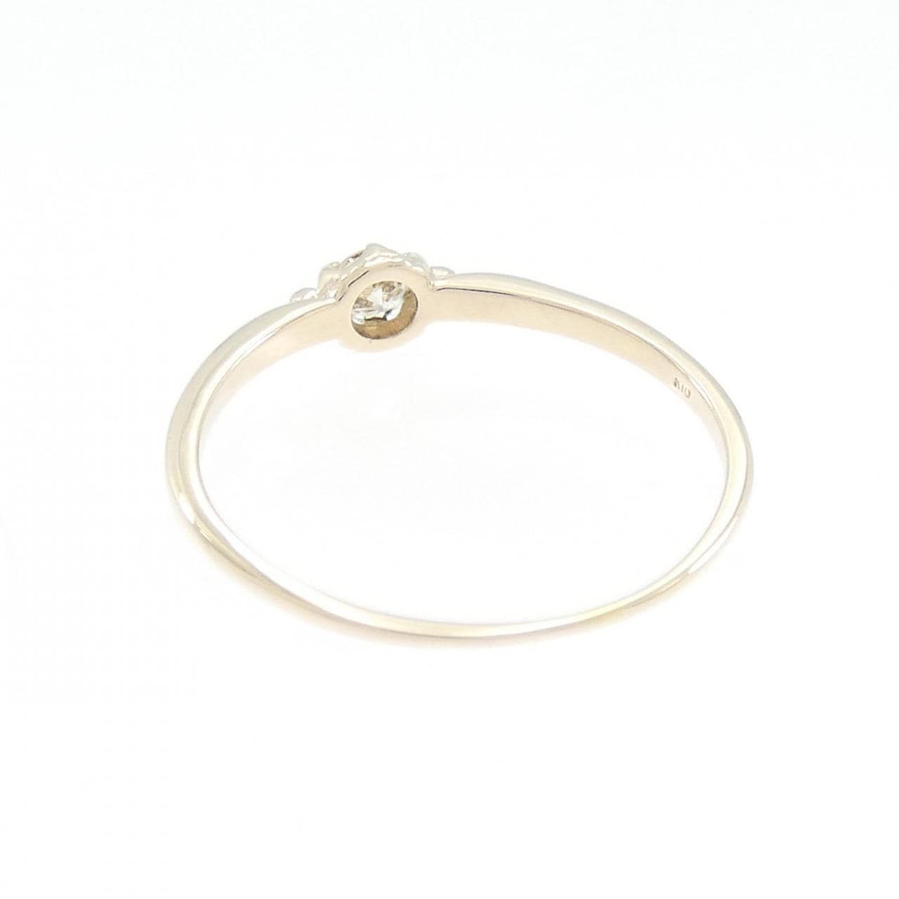 K10YG ダイヤモンド リング 0.08CT