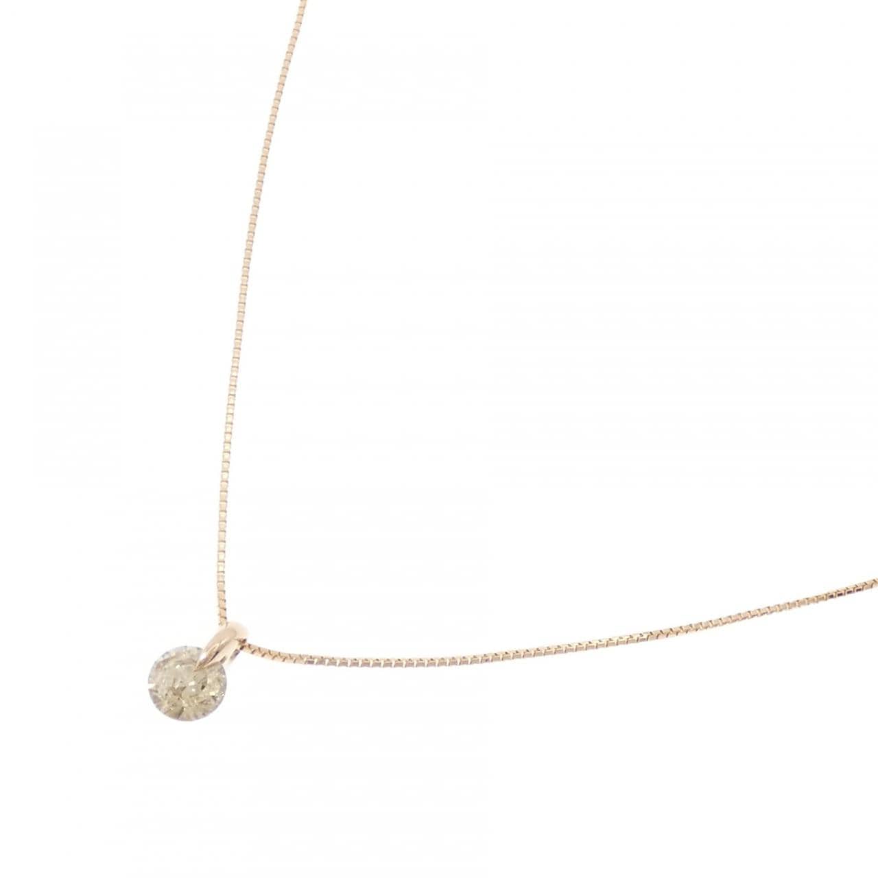 K18PG ダイヤモンド ネックレス 0.70CT