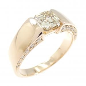 K18PG ダイヤモンド リング 1.007CT