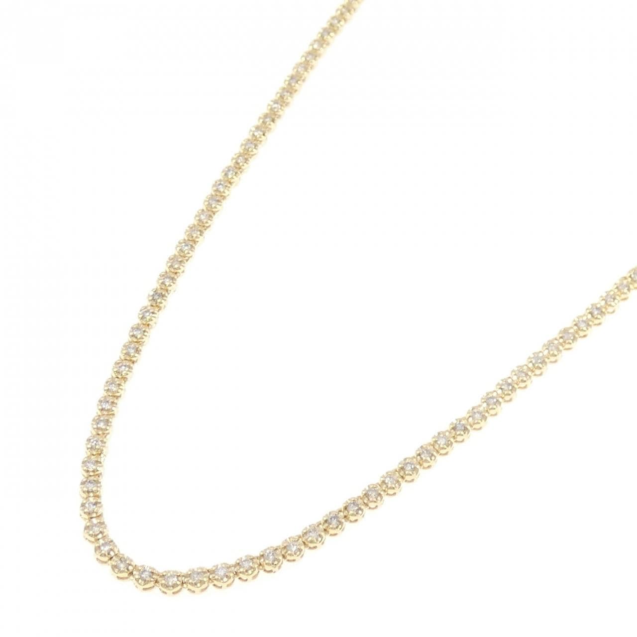 K18YG ダイヤモンド ネックレス 2.00CT