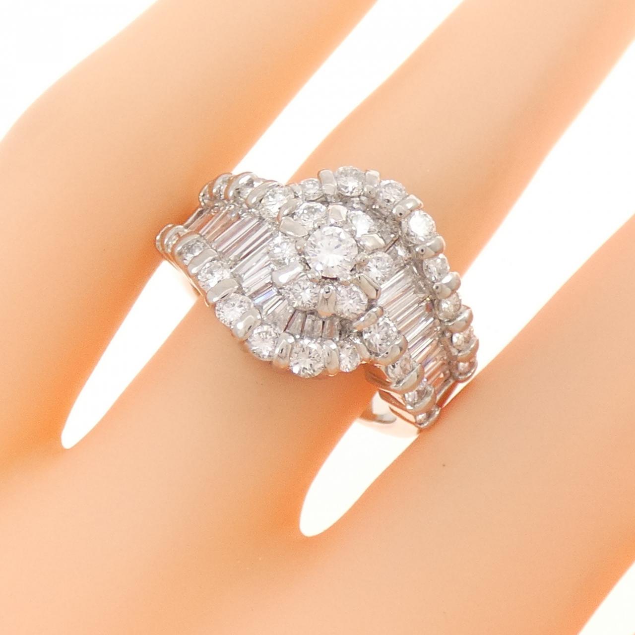 PT900 ダイヤモンド リング 2.32CT