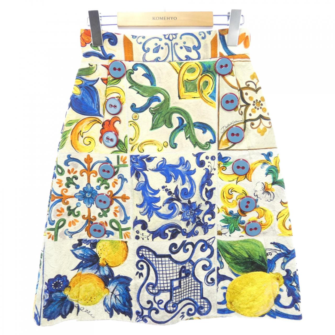 Dolce and 2025 gabbana lemon skirt