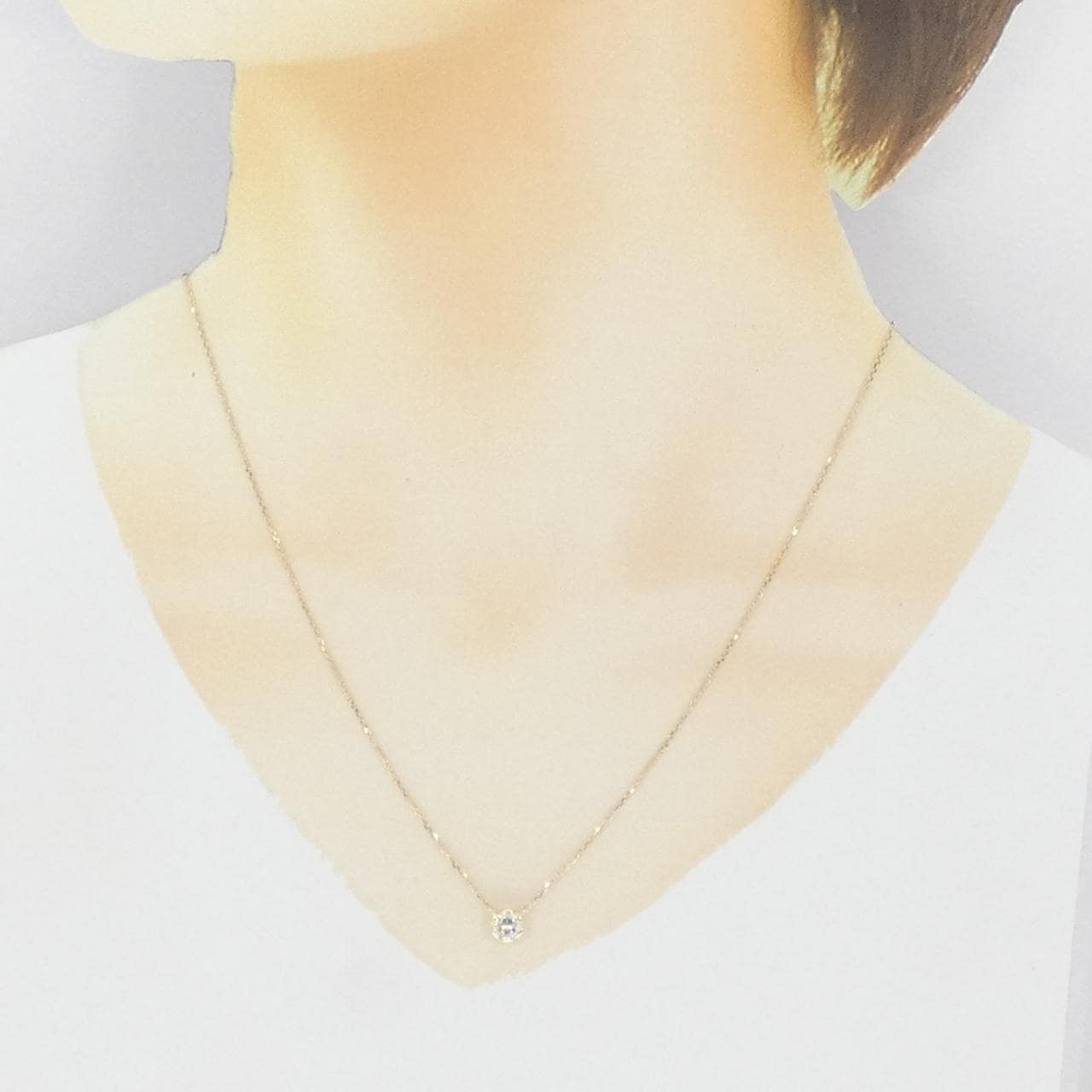K18YG ダイヤモンド ネックレス 0.50CT