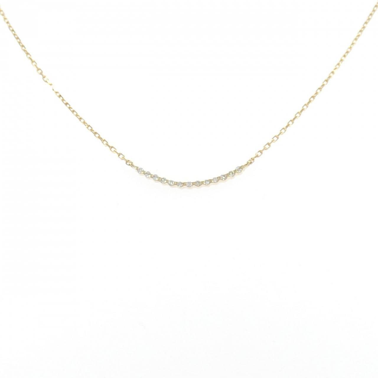 K18YG ダイヤモンド ネックレス 0.04CT
