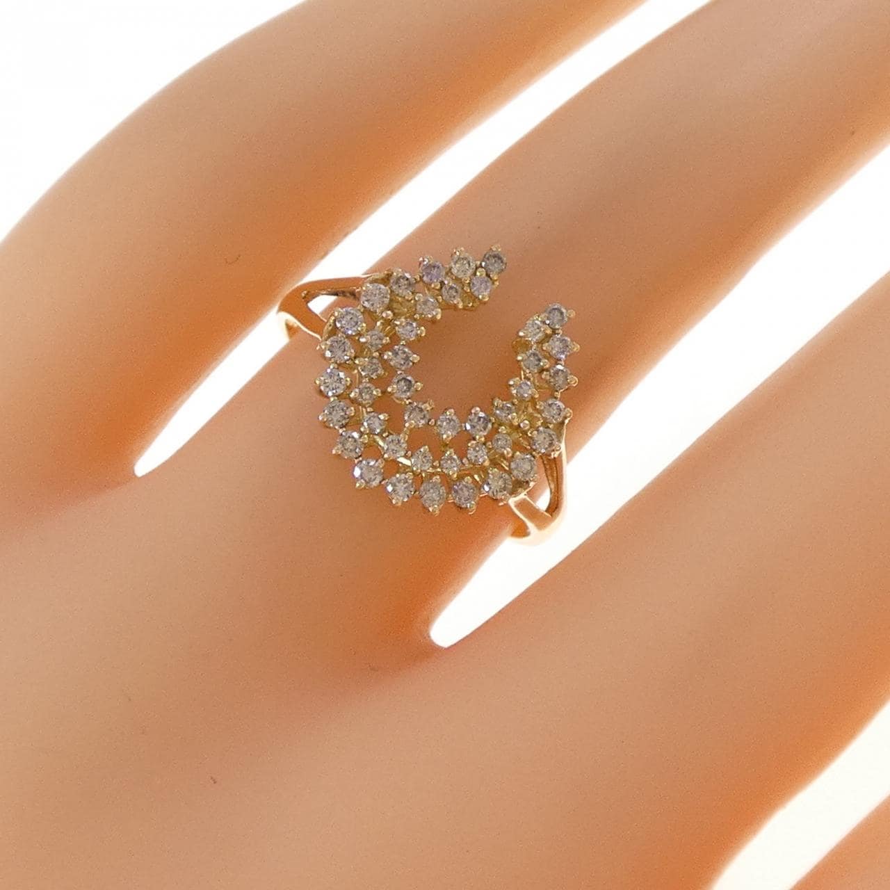 K18YG ダイヤモンド リング 0.30CT