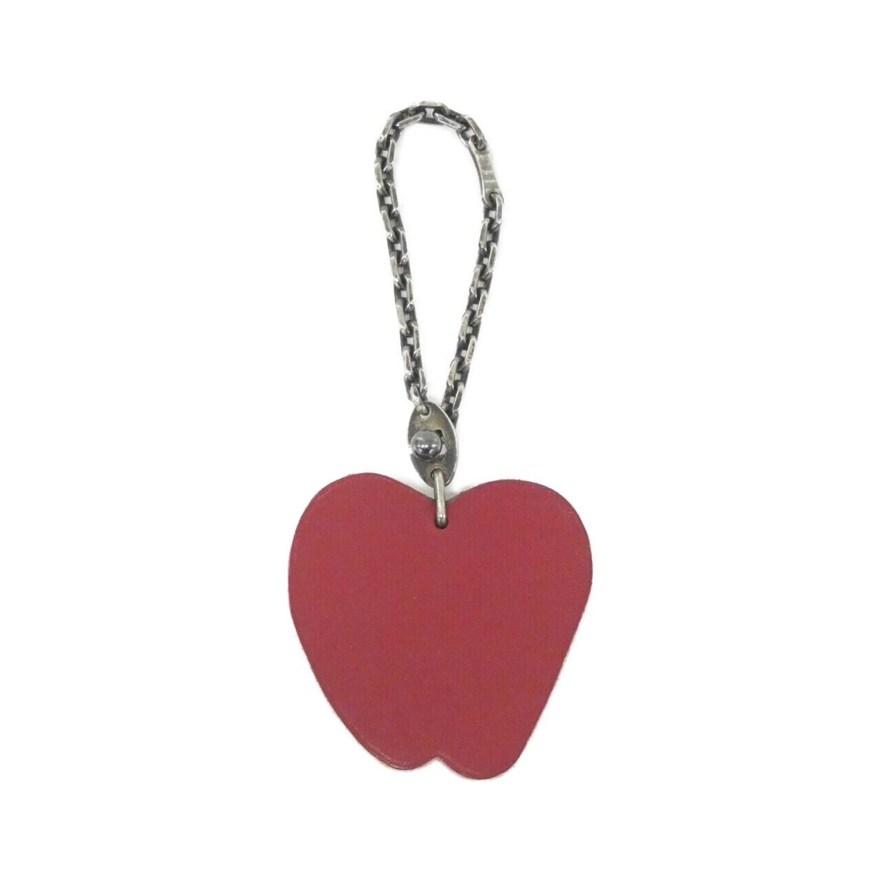 エルメス POMME フルーツ ポルト クレ 027890CA キーホルダー